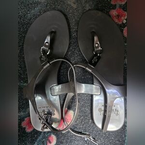 Coach grey womens size US 5, eur 35 backstrap sandals